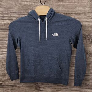 The North‎ Face Hoodie Women's XL Blue Classic Fit Pullover Hooded Sweatshirt